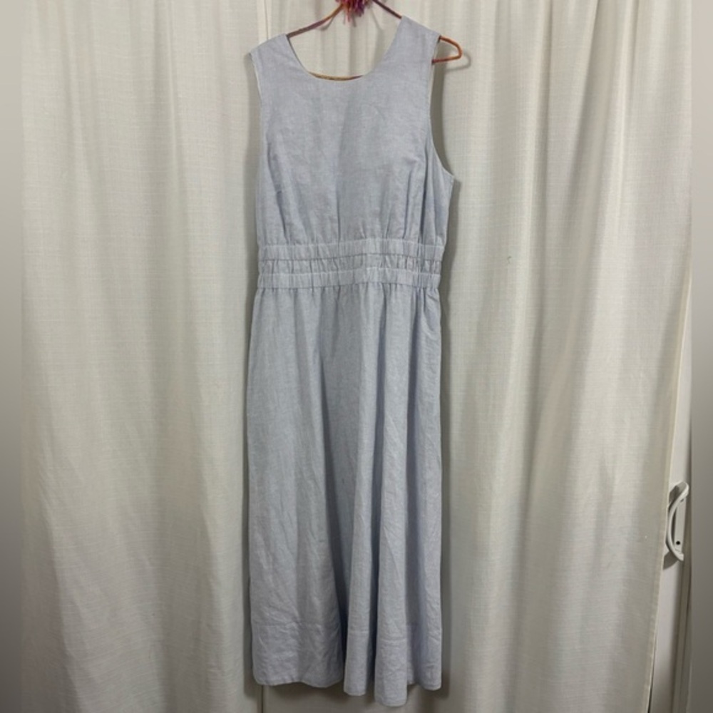 1901 striped sleeveless dress size 10